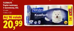 Lidl Papier toaletowy 3-warstwowy Floralys Komfort XXL oferta