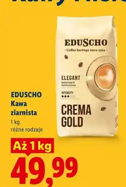 Lidl Kawa ziarnista Eduscho Crema Gold oferta