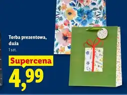 Lidl Torba prezentowa duża oferta