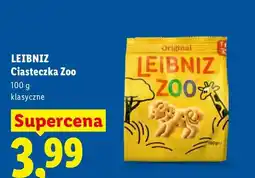 Lidl Ciasteczka Zoo klasyczne Leibniz oferta