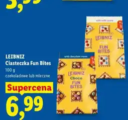 Lidl Ciasteczka Fun Bites czekoladowe Leibniz oferta