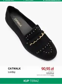 Deichmann Buty damskie lordsy Catwalk oferta