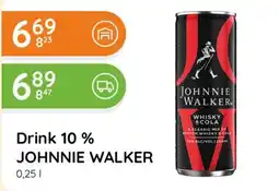 Eurocash Drink 10 % Johnnie walker oferta