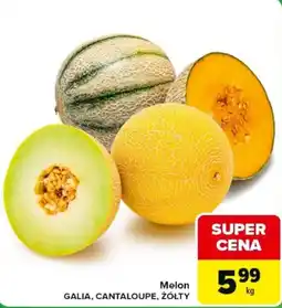 Carrefour Express Melon GALIA, CANTALOUPE, ŻÓŁTY oferta