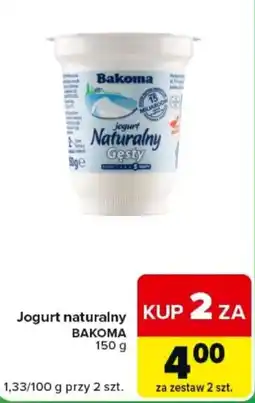 Carrefour Express Jogurt naturalny BAKOMA oferta