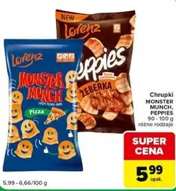 Carrefour Express Chrupki MONSTER MUNCH, PEPPIES oferta