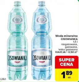 Carrefour Express Woda mineralna CISOWIANKA oferta