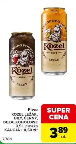 Carrefour Express Piwo KOZEL LEŻÁK, BILÝ, ČERNÝ, BEZALKOHOLOWE oferta
