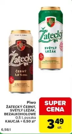Carrefour Express Piwo Żatecky Černý, Světlý Ležák, Bezalkoholowe oferta