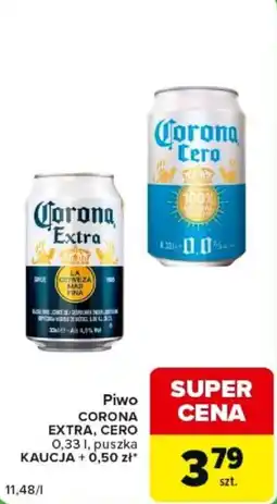 Carrefour Express Piwo CORONA EXTRA, CERO oferta