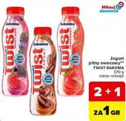Carrefour Express Jogurt pitny owocowy TWIST BAKOMA oferta