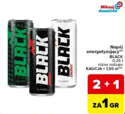 Carrefour Express Napój energetyzujący BLACK oferta