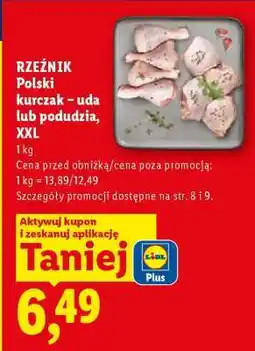 Lidl RZEŹNIK Polski kurczak – uda lub podudzia, XXL oferta