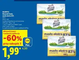 Lidl MLEKPOL Mazurski Smak Masło ekstra 83% oferta