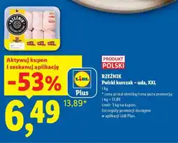 Lidl RZEŹNIK Polski kurczak – uda, XXL oferta