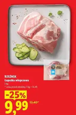 Lidl RZEŹNIK Łopatka wieprzowa oferta