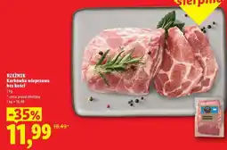 Lidl Rzeźnik Karkówka wieprzowa bez kości oferta