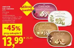 Lidl CARTE D'OR Lody z nadzieniem oferta