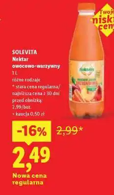 Lidl SOLEVITA Nektar owocowo-warzywny oferta