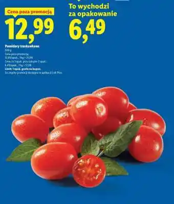 Lidl Pomidory truskawkowe oferta