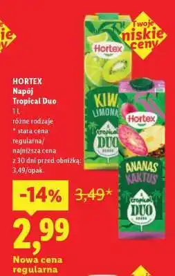 Lidl Hortex Napój Tropical Duo oferta