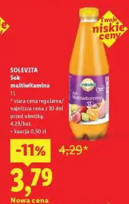 Lidl SOLEVITA Sok multiwitamina oferta