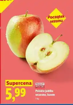 Lidl Polskie jabłka wczesne, luzem oferta