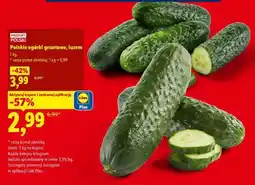 Lidl Polskie ogórki gruntowe, luzem oferta