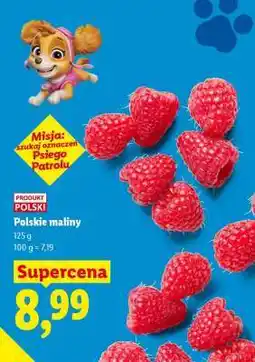 Lidl Polskie maliny oferta