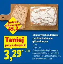 Lidl Chleb żytni bez drożdży oferta