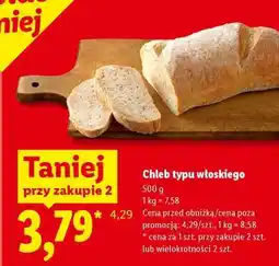 Lidl Chleb typu włoskiego oferta