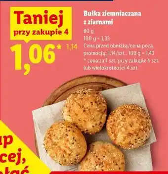 Lidl Bułka ziemniaczana z ziarnami oferta