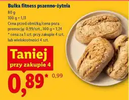 Lidl Bułka fitness pszenno-żytnia oferta