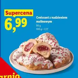 Lidl Croissant z nadzieniem malinowym oferta