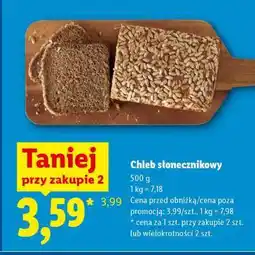 Lidl Chleb słonecznikowy oferta
