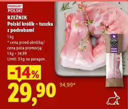 Lidl Polski królik tuszka z podrobami oferta