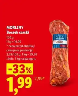 Lidl MORLINY Boczek carski oferta