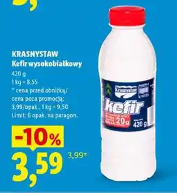 Lidl KRASNYSTAW Kefir wysokobiałkowy oferta