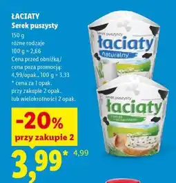 Lidl ŁACIATY Serek puszysty oferta