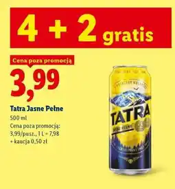 Lidl Tatra Jasne Pełne oferta