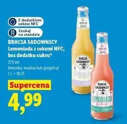 Lidl BRACIA SADOWNICY Lemoniada z sokami NFC, bez dodatku cukru oferta