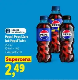 Lidl Pepsi, Pepsi Zero lub Pepsi Twist oferta