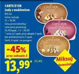 Lidl CARTE D'OR Lody z nadzieniem oferta