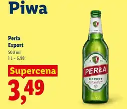 Lidl Perła Export oferta