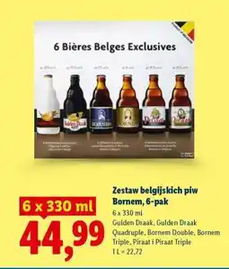 Lidl Zestaw belgijskich piw Bornem, 6-pak oferta