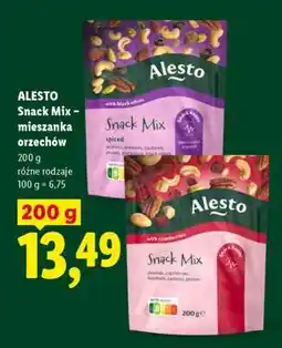 Lidl Alesto Snack Mix – mieszanka orzechów oferta