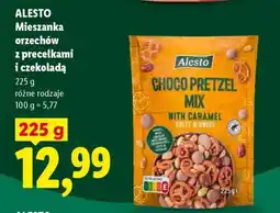 Lidl Alesto Mieszanka orzechów z precelkami i czekoladą oferta