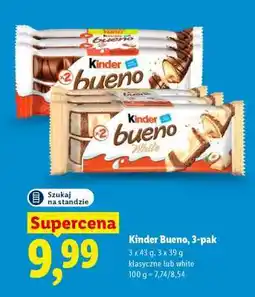 Lidl Kinder Bueno, 3-pak oferta
