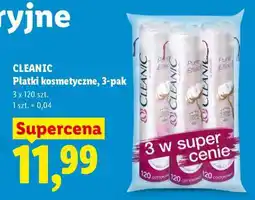 Lidl CLEANIC Płatki kosmetyczne, 3-pak oferta