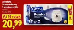 Lidl FLORALYS Papier toaletowy 3-warstwowy, XXL oferta